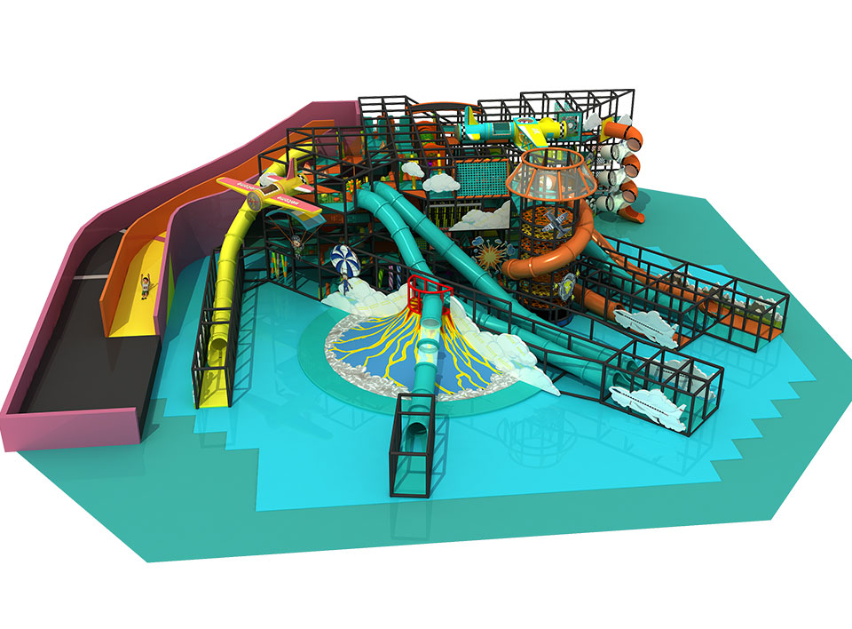 Adventure Kids Play Center Indoor Playground Huge Kids Slide