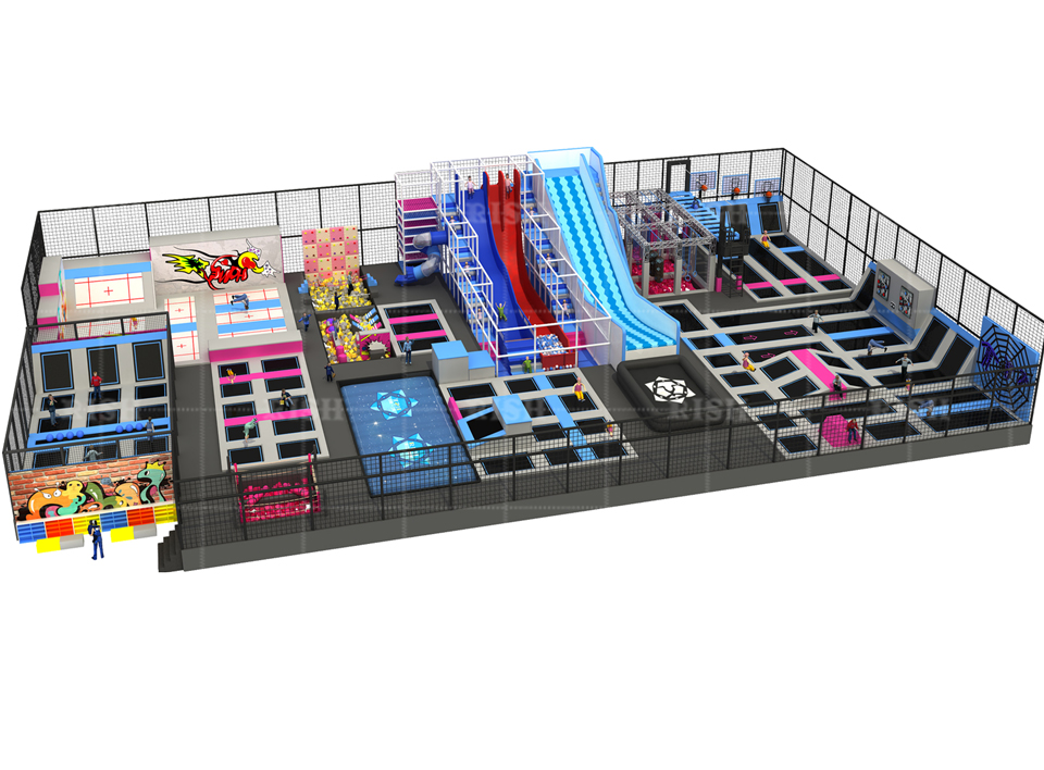 How To MakeTrampoline Park Business Rish Kids Trampoline