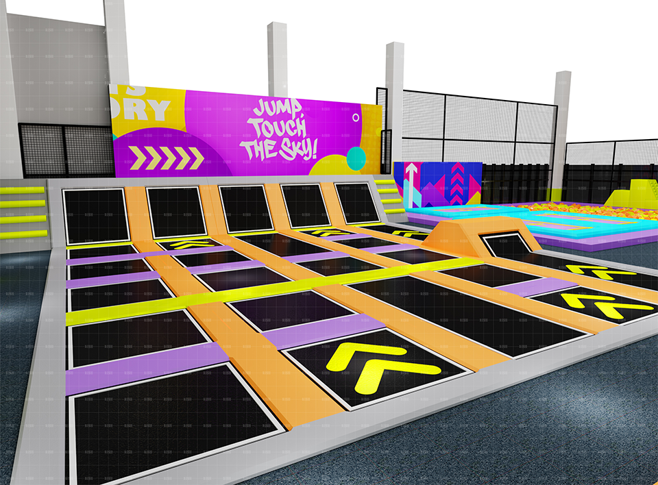 Adventure Trampoline Indoor Playground Trampoline Park