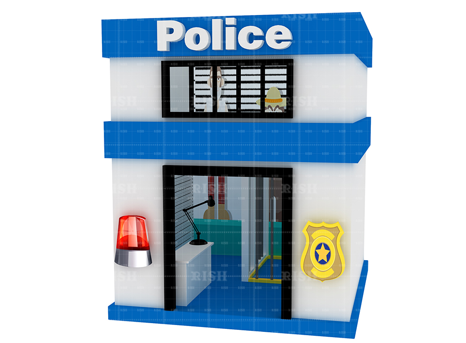 Pretend City Play Area Kids Cosplay Soft Play House