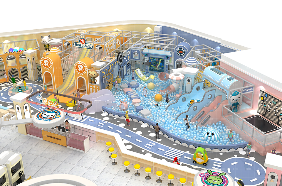 Soft Play Area Equipment  Big Indoor Playground Party Room