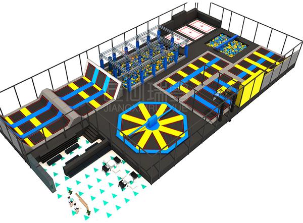 Professional Trampoline Park Indoor Trampoline  Manufacturer  China
