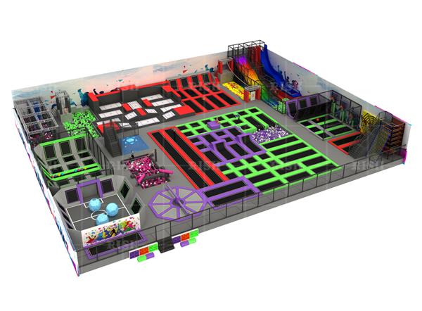 Indoor Playground Trampoline Park Big Air Trampoline