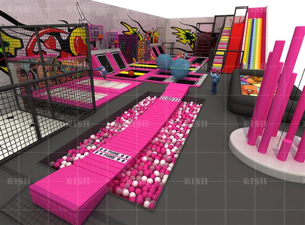 Extreme Trampoline Park Indoor Adverture Play Equipment