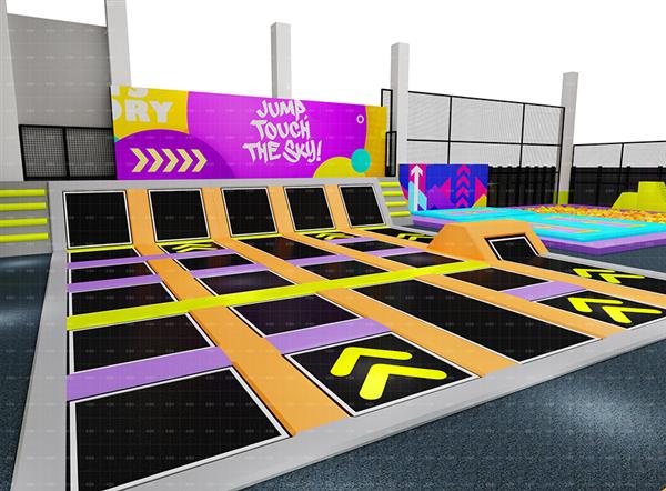 Adventure Trampoline Indoor Playground Trampoline Park