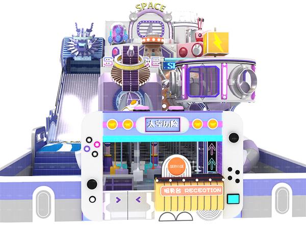 Kids Play Centre Soft Playground Big Slide Indoor Playground