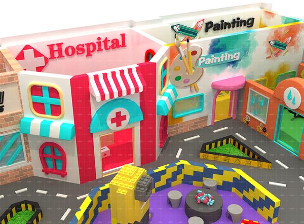 Pretend City Play Area Playground Area Indoor Playground