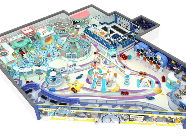 Indoor Playground Area Extreme Trampoline Park