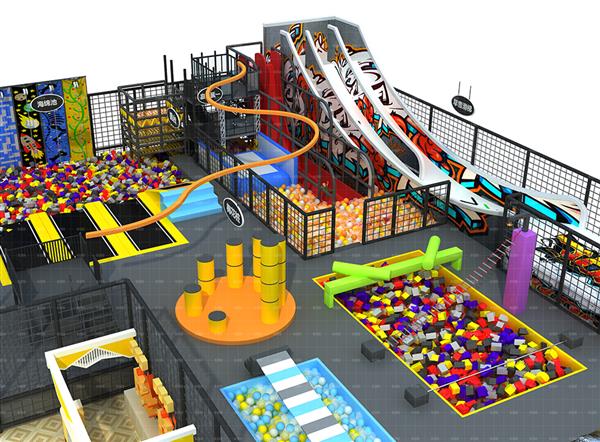 Adventure Trampoline Park  Kids Ninja Warrior Obstacle Course
