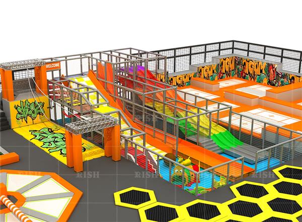 Big Air Trampoline Park Wipe Out Battle Beam Trampoline Slam Donk  Zone